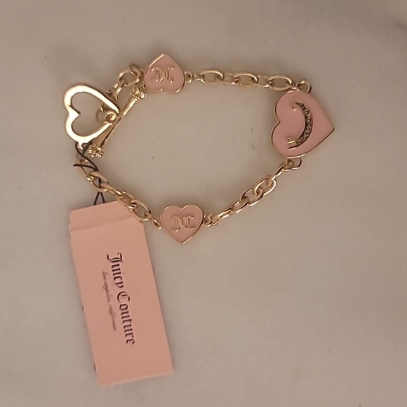 💖 Elegant Juicy Couture Gold-Toned Bracelet - 7 Inches 💖 - Picture 5 of 6